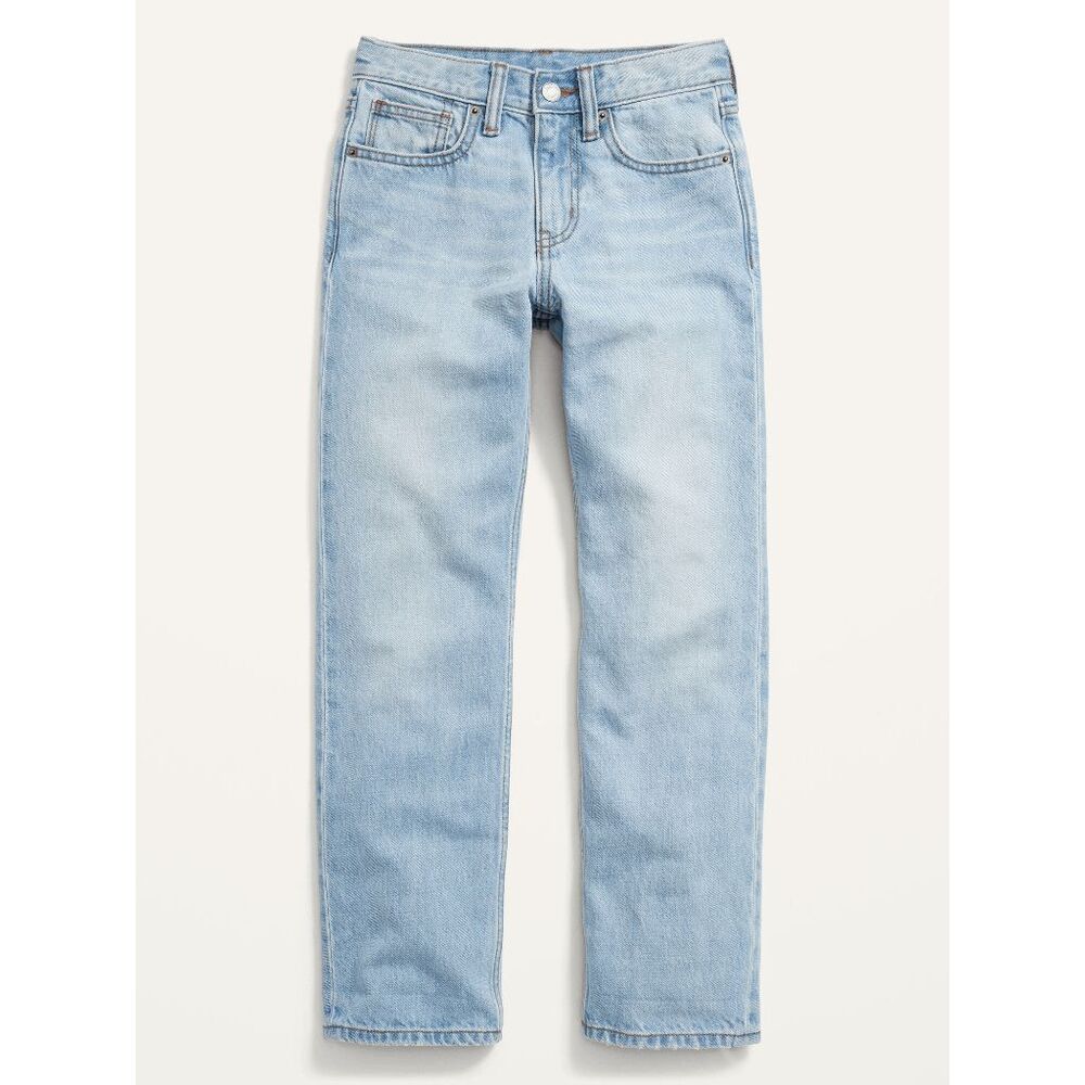 OLD NAVY Boys Non-Stretch Loose-Fit Jeans - Light Wash 14